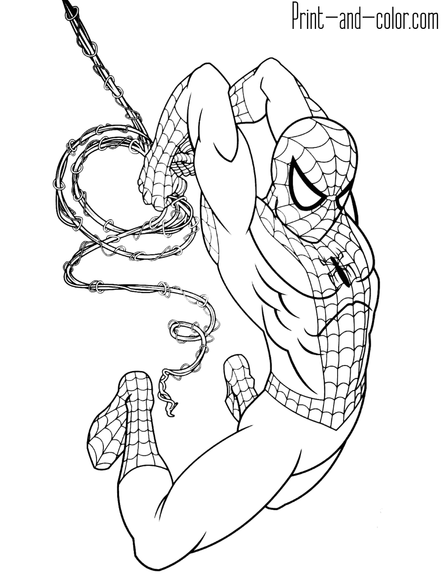 Get 85 Printable Spiderman Coloring Ideas 35