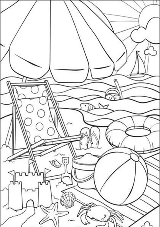 Save 60 Summer Coloring Pages Kids Ideas 49