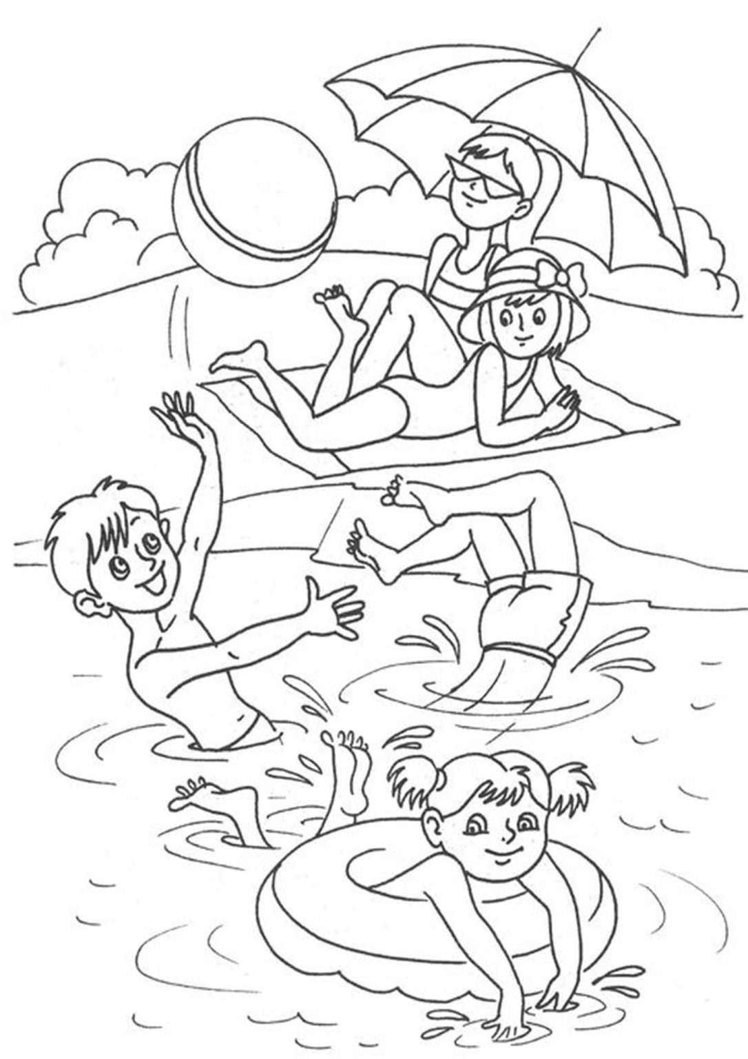 Save 60 Summer Coloring Pages Kids Ideas 51