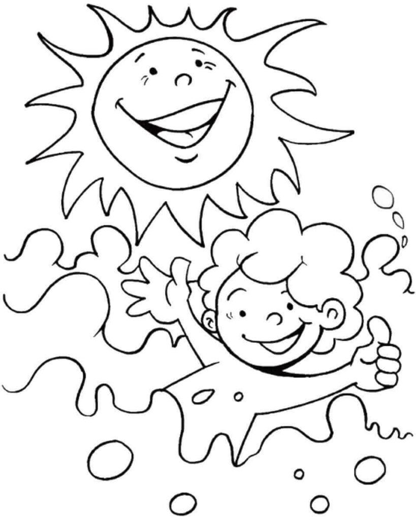 Save 60 Summer Coloring Pages Kids Ideas 56