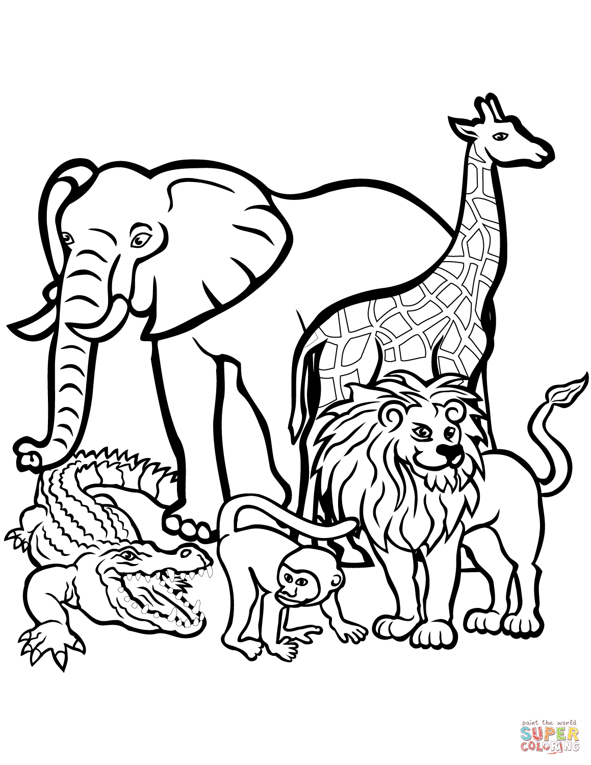 Save 60 Wild Animals Coloring Pages Ideas 24