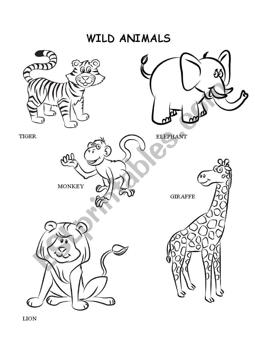 Save 60 Wild Animals Coloring Pages Ideas 25