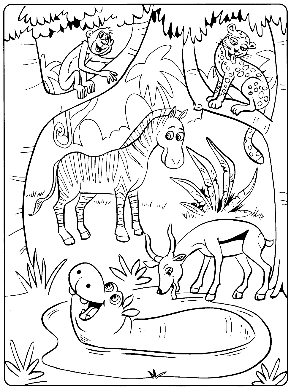 Save 60 Wild Animals Coloring Pages Ideas 37