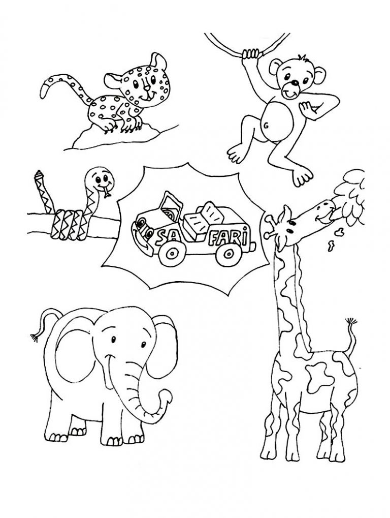 Save 60 Wild Animals Coloring Pages Ideas 38