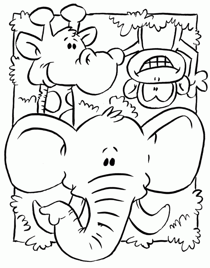 Save 60 Wild Animals Coloring Pages Ideas 4